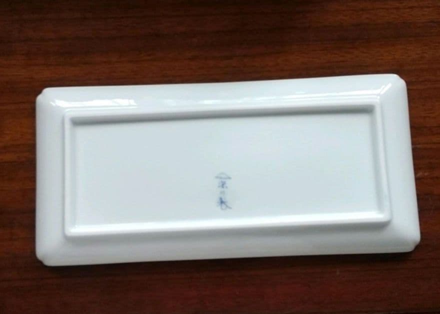 深川製磁　鹿に桜　プレート