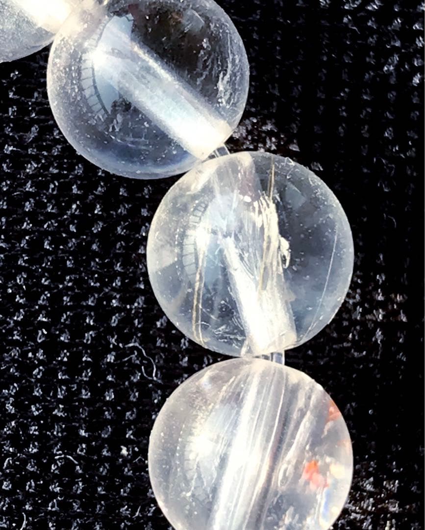 ブラジル　セラデカブラル産　レムリアンシードクリスタル　ブレスレット　７mm