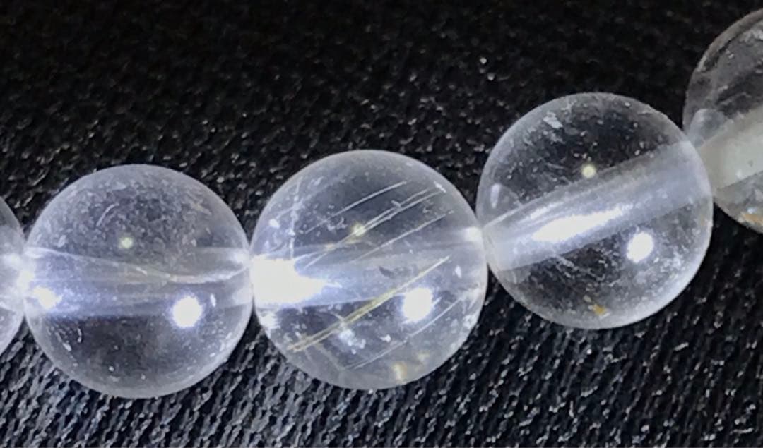 ブラジル　セラデカブラル産　レムリアンシードクリスタル　ブレスレット　７mm