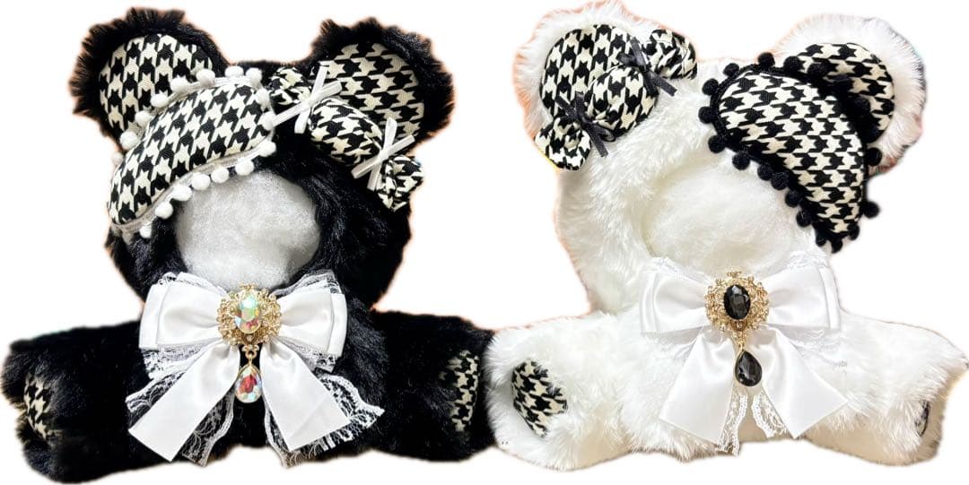 おすわりぬい服 くま 10~13cm いつぬい にじさんじぱぺっと ペアぬい服