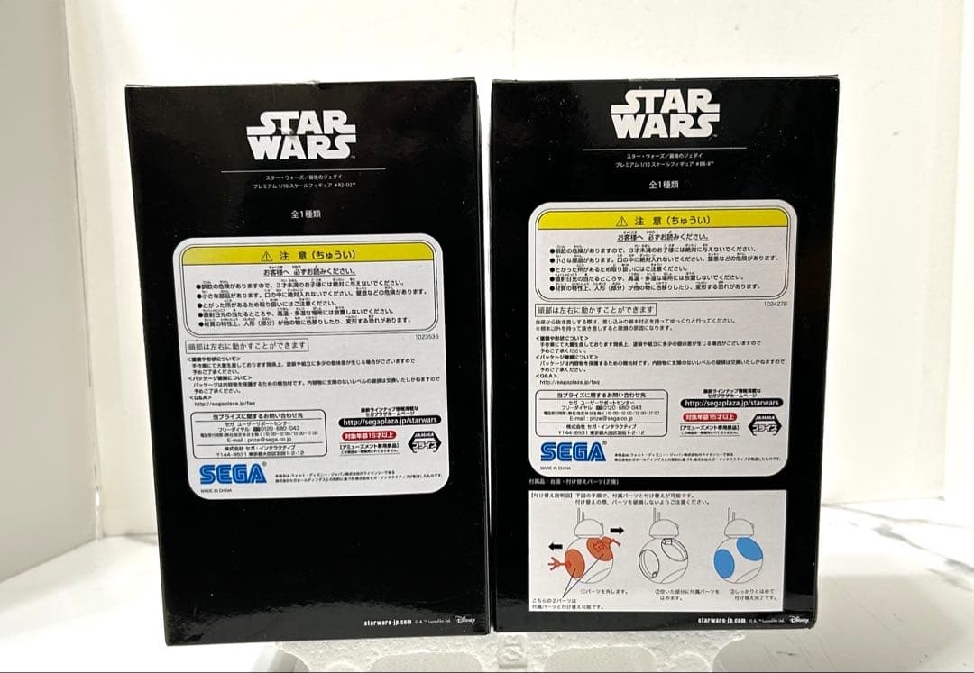 STAR WARS　1/10フィギュア２体セット　R2-D2　BB-8