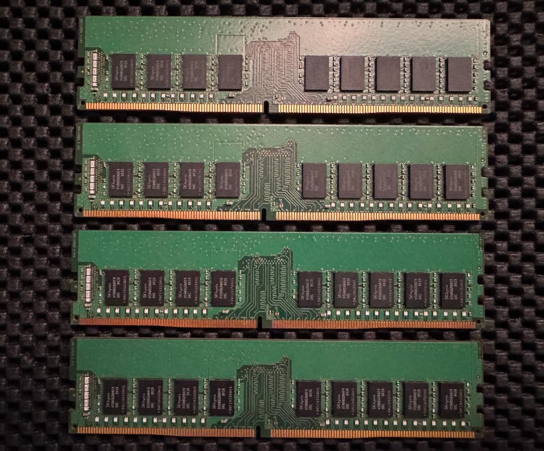 HPE純正 16GB×4枚 DDR4-2400T ECC Registered