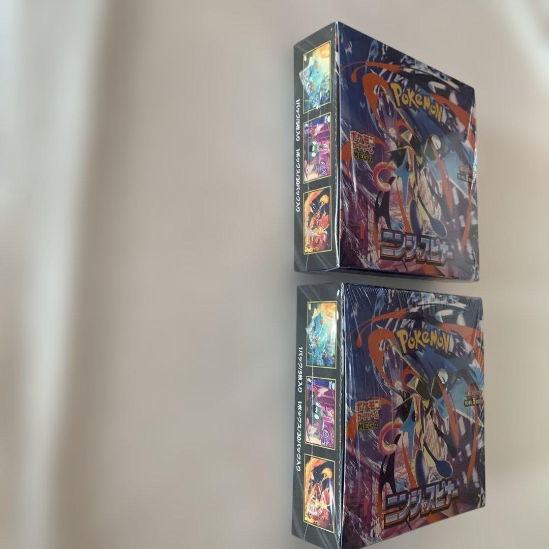 ポケモンカード ニンジャスピナー BOX 2箱セット シュリンク付き 未開封