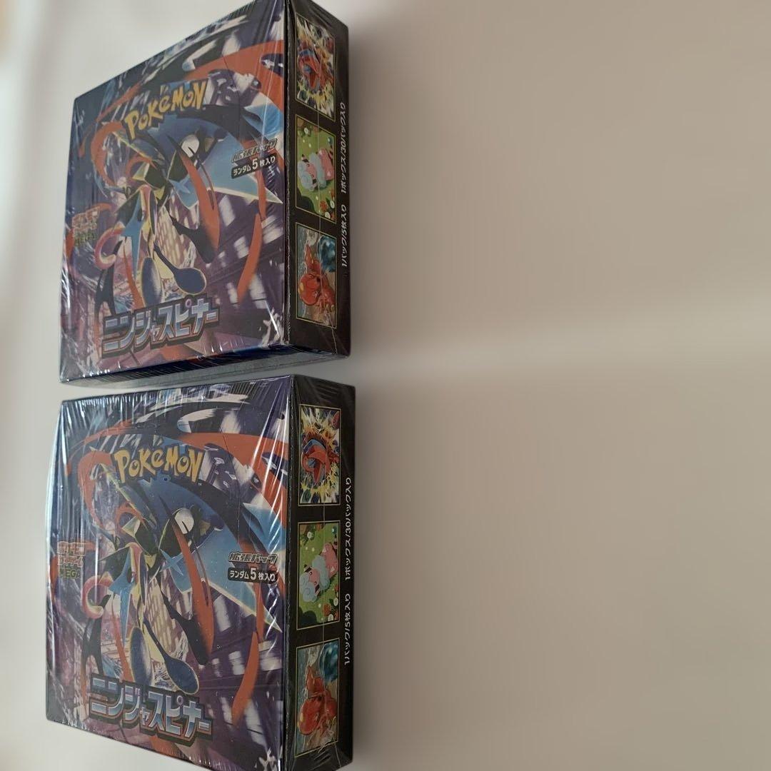 ポケモンカード ニンジャスピナー BOX 2箱セット シュリンク付き 未開封