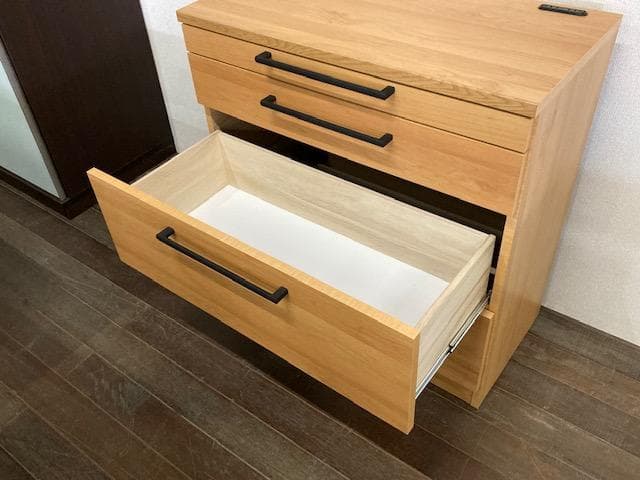 カウンター　キッチン　国産　レンジ台　収納　ナチュラル　新品