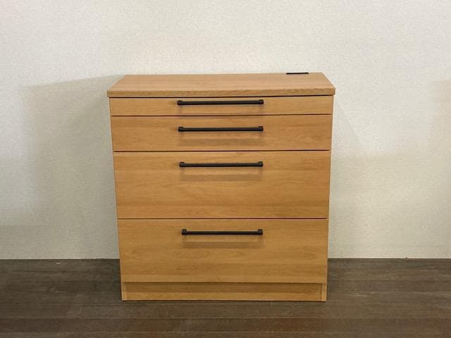 カウンター　キッチン　国産　レンジ台　収納　ナチュラル　新品