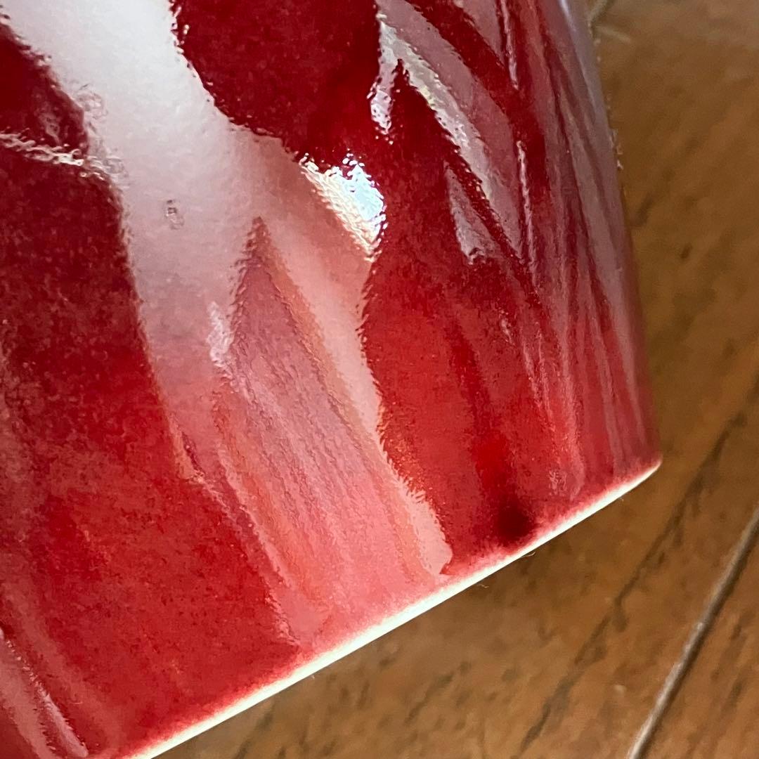 ビングオグレンタール　深紅　赤　花瓶