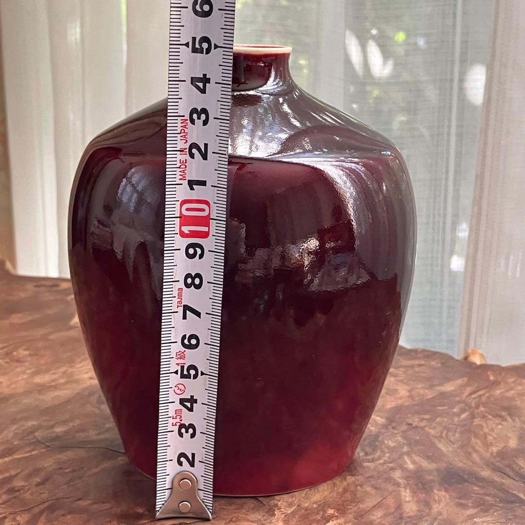 ビングオグレンタール　深紅　赤　花瓶