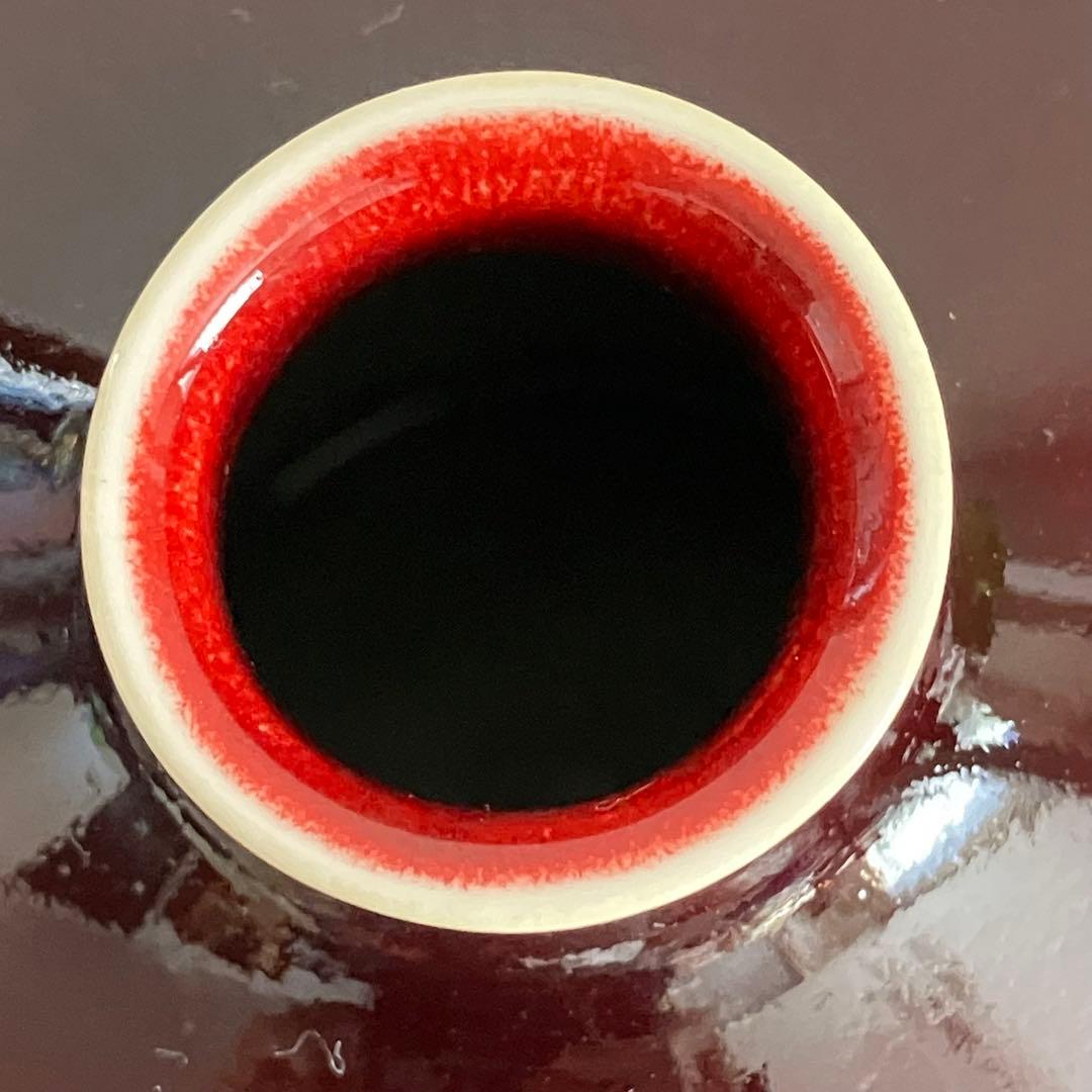 ビングオグレンタール　深紅　赤　花瓶