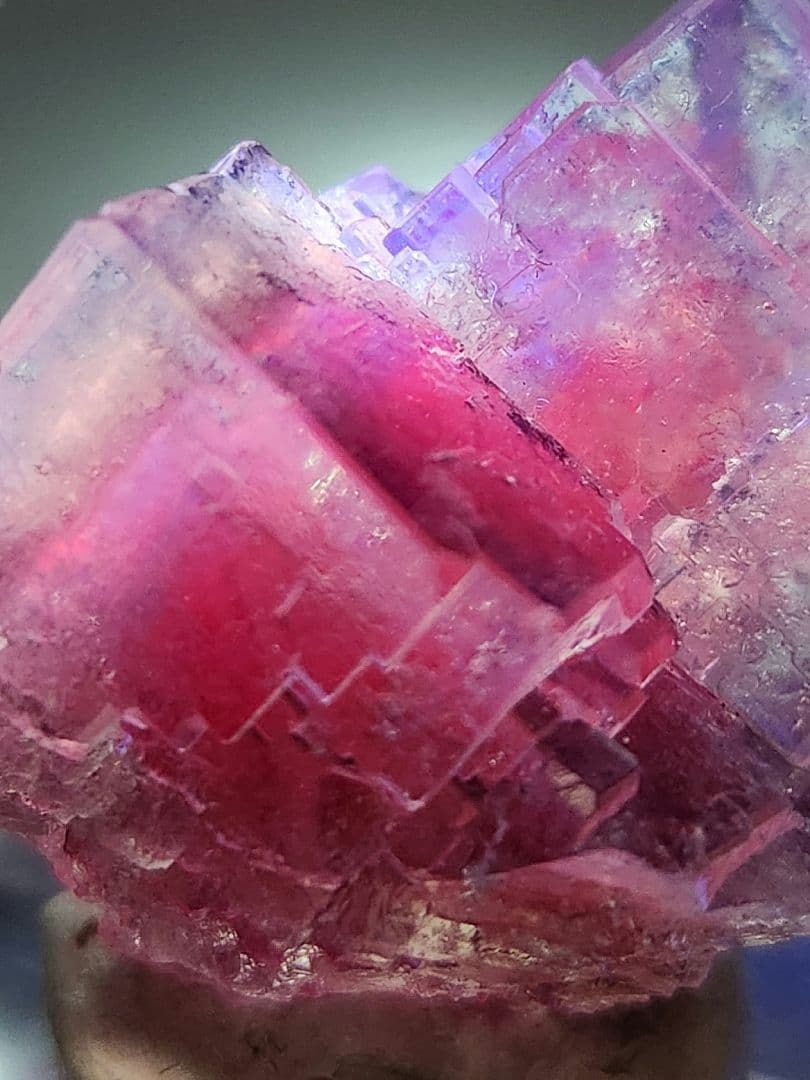 レア✨赤蛍光 高品質 湖南省産 フローライト 原石