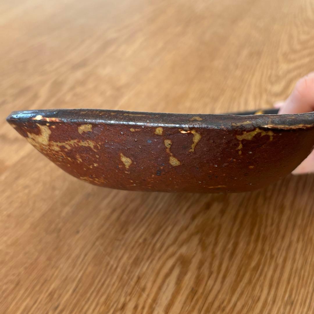 山田洋次　スリップウェア　角皿　鉢