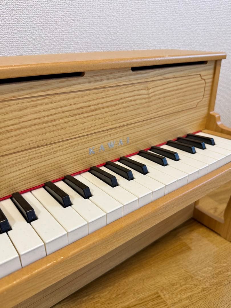希少 カワイ 木製 ミニピアノ ナチュラルウッド