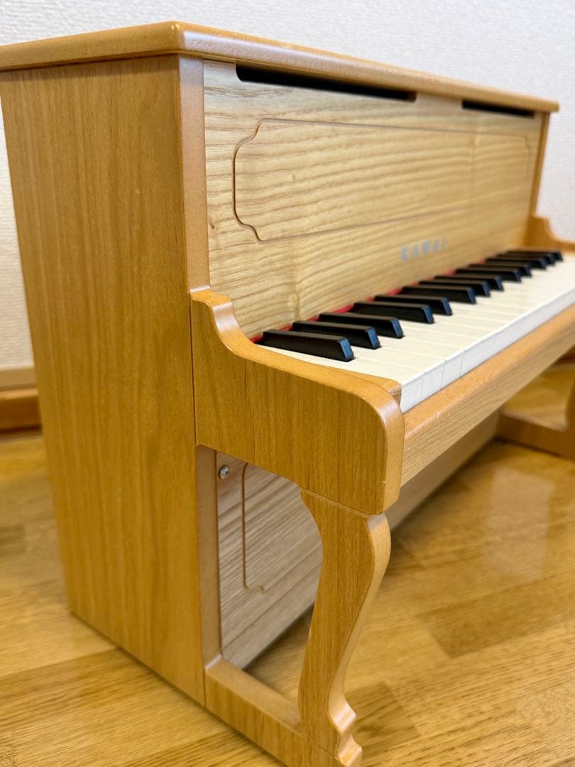 希少 カワイ 木製 ミニピアノ ナチュラルウッド