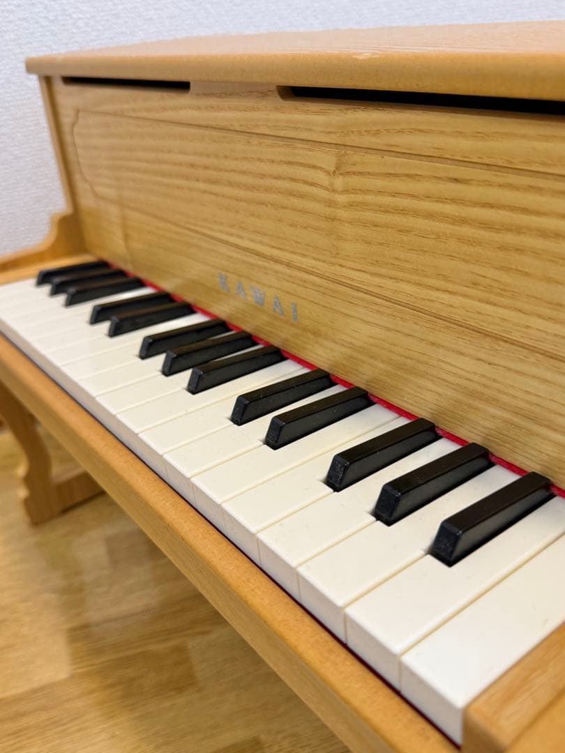希少 カワイ 木製 ミニピアノ ナチュラルウッド