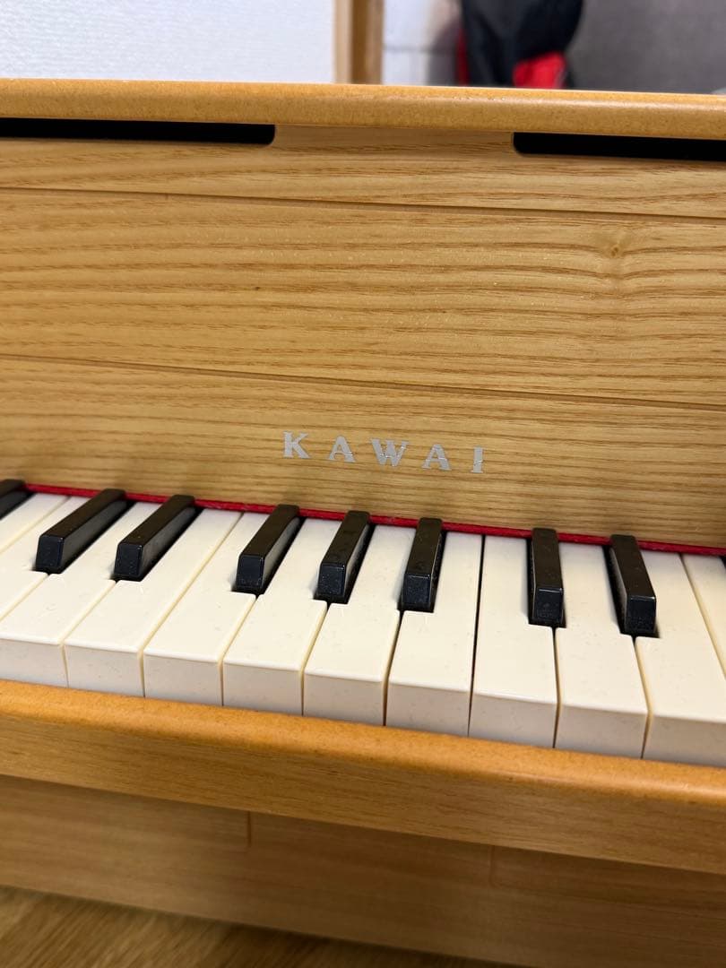 希少 カワイ 木製 ミニピアノ ナチュラルウッド