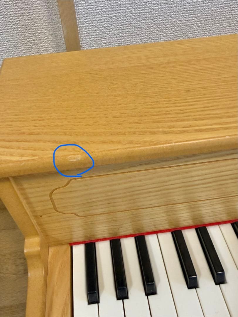 希少 カワイ 木製 ミニピアノ ナチュラルウッド