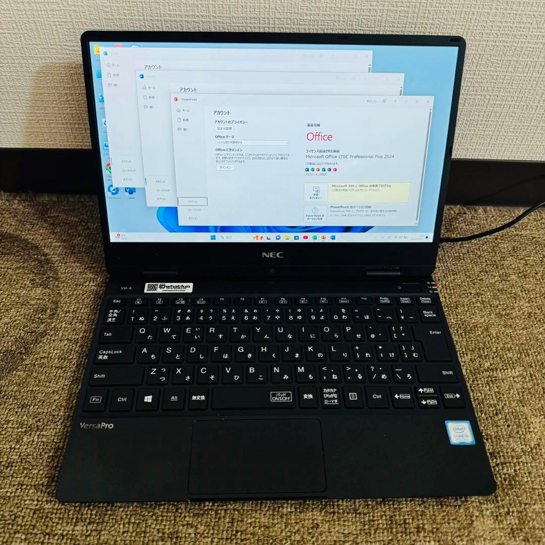 S291 NECノートパソコン i5メモリ8G高速Windows11オフィス付き