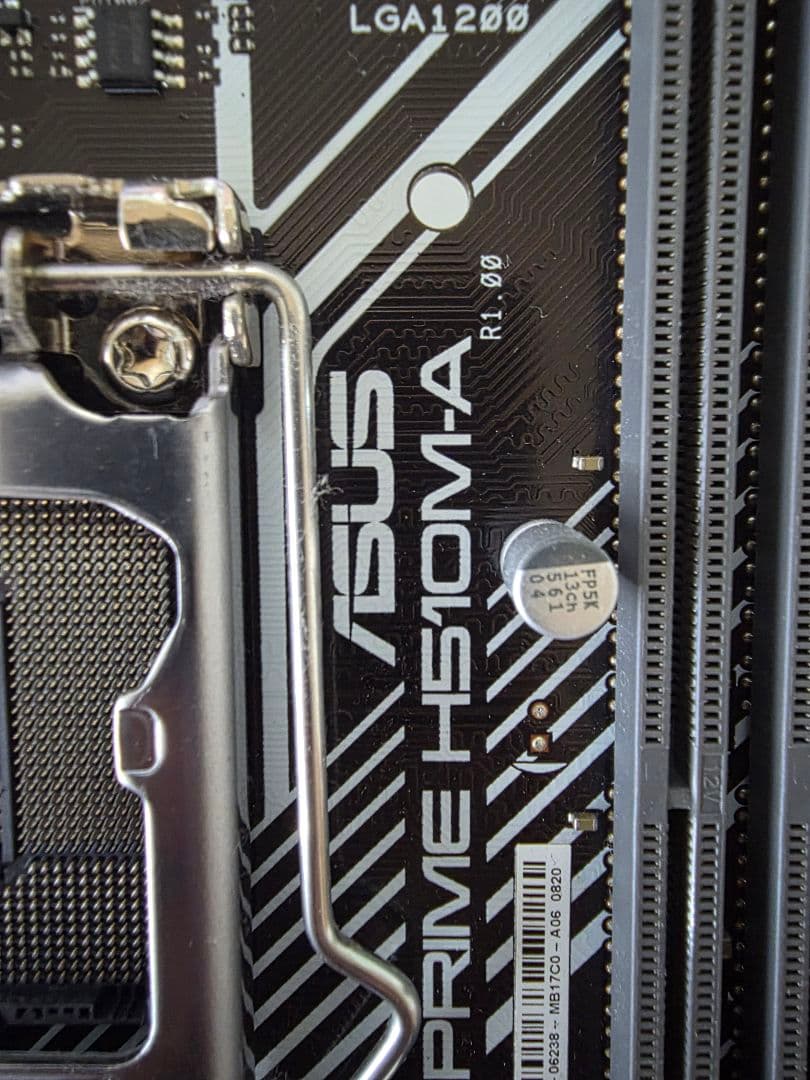 i5 11400 h510マザーボード セット 動作確認済み cpu クーラー有