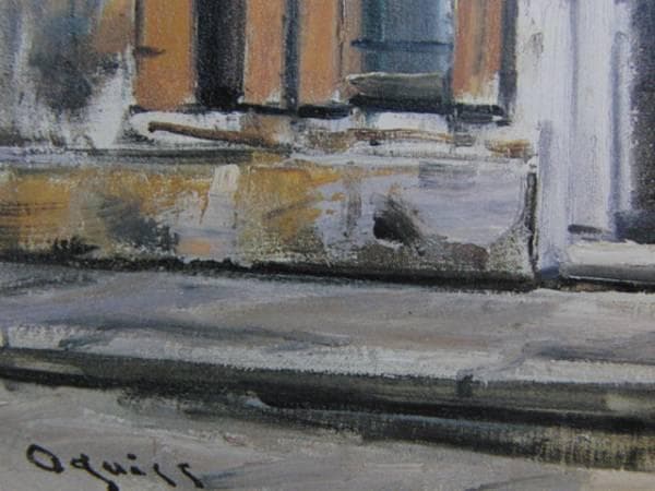 荻須高徳、ノルマンディ・ホテル、希少画集画、新品額装付