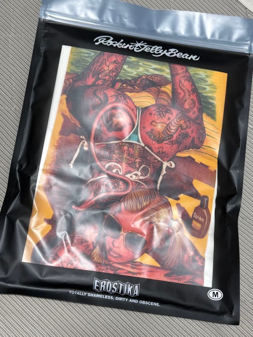 Erostika SUNBURNED WIFE Tシャツ M WHITE 新品