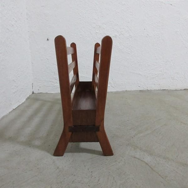 イギリス ビンテージ 家具 マガジンラック 雑誌入れ 新聞入れ 英国 6179e