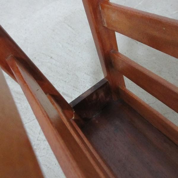 イギリス ビンテージ 家具 マガジンラック 雑誌入れ 新聞入れ 英国 6179e