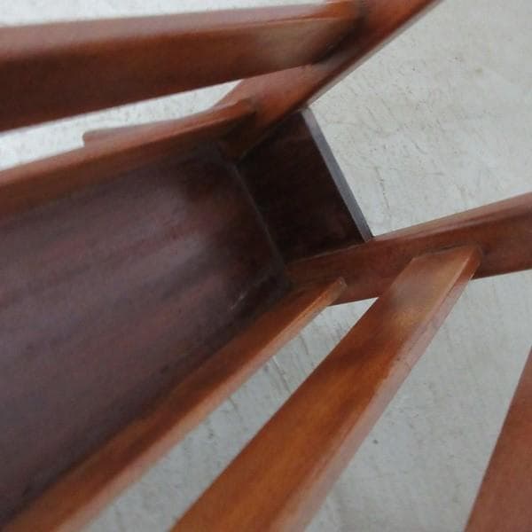 イギリス ビンテージ 家具 マガジンラック 雑誌入れ 新聞入れ 英国 6179e