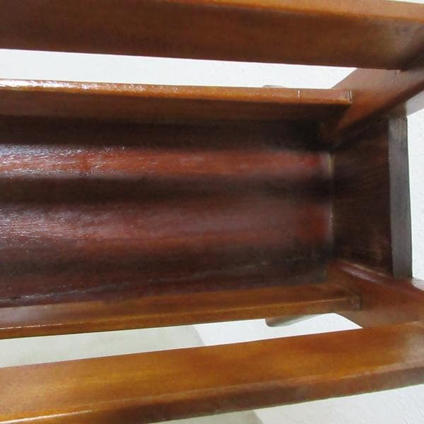 イギリス ビンテージ 家具 マガジンラック 雑誌入れ 新聞入れ 英国 6179e