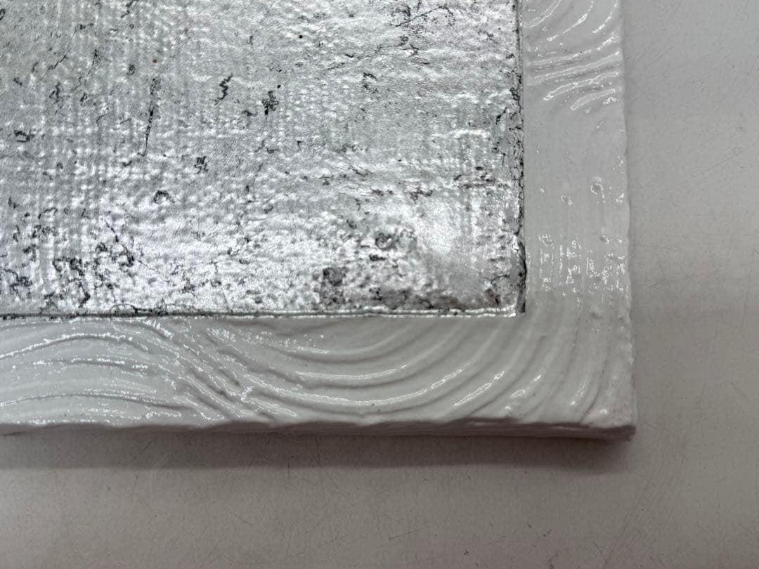 坂田甚内作　金銀彩角皿　ペア　送料込み250611