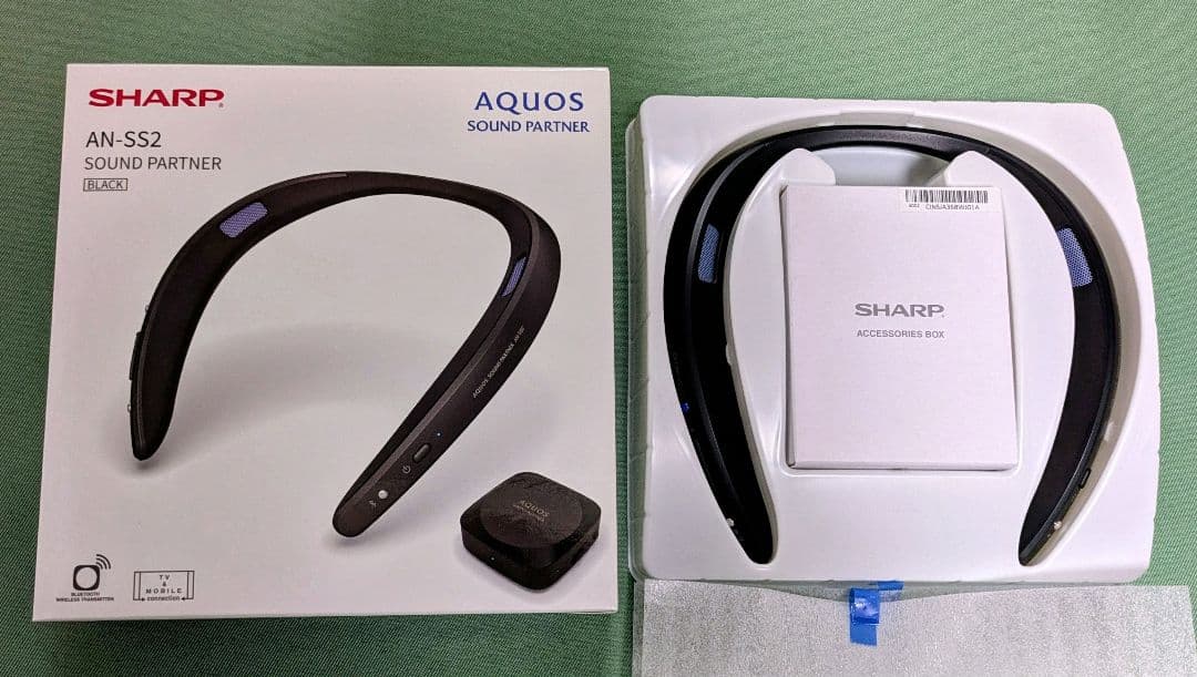 SHARP AN-SS2 ネックスピーカー ブラック