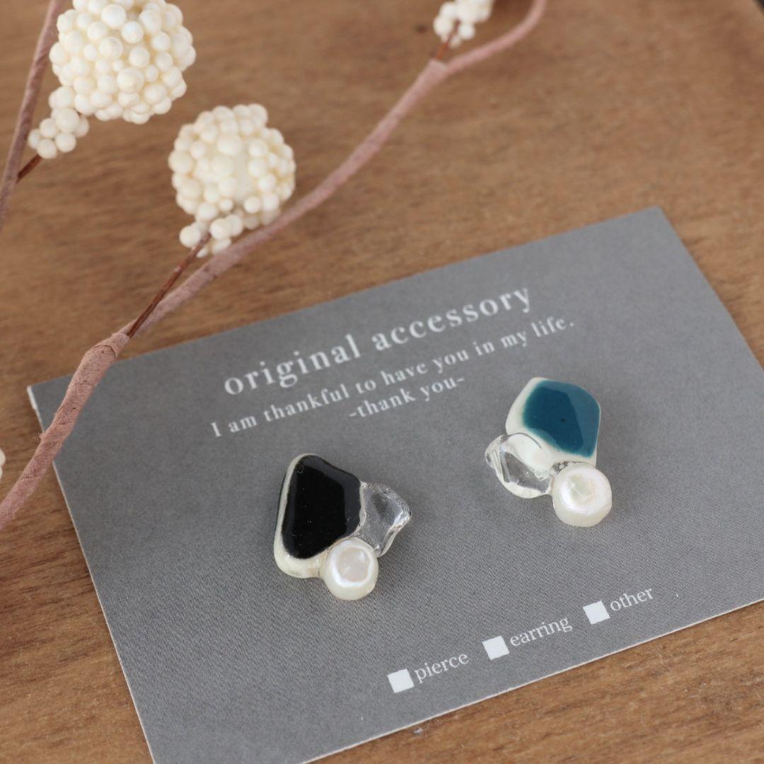 シータイル レトロモダン ピアス イヤリング