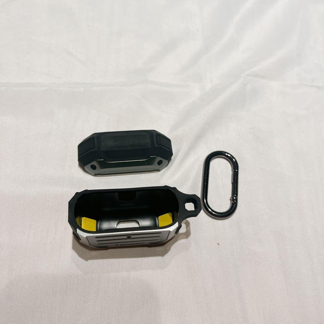 AirPods3 ケース 第3世代 ケース カラビナ付き(ミリタリー・グリーン)