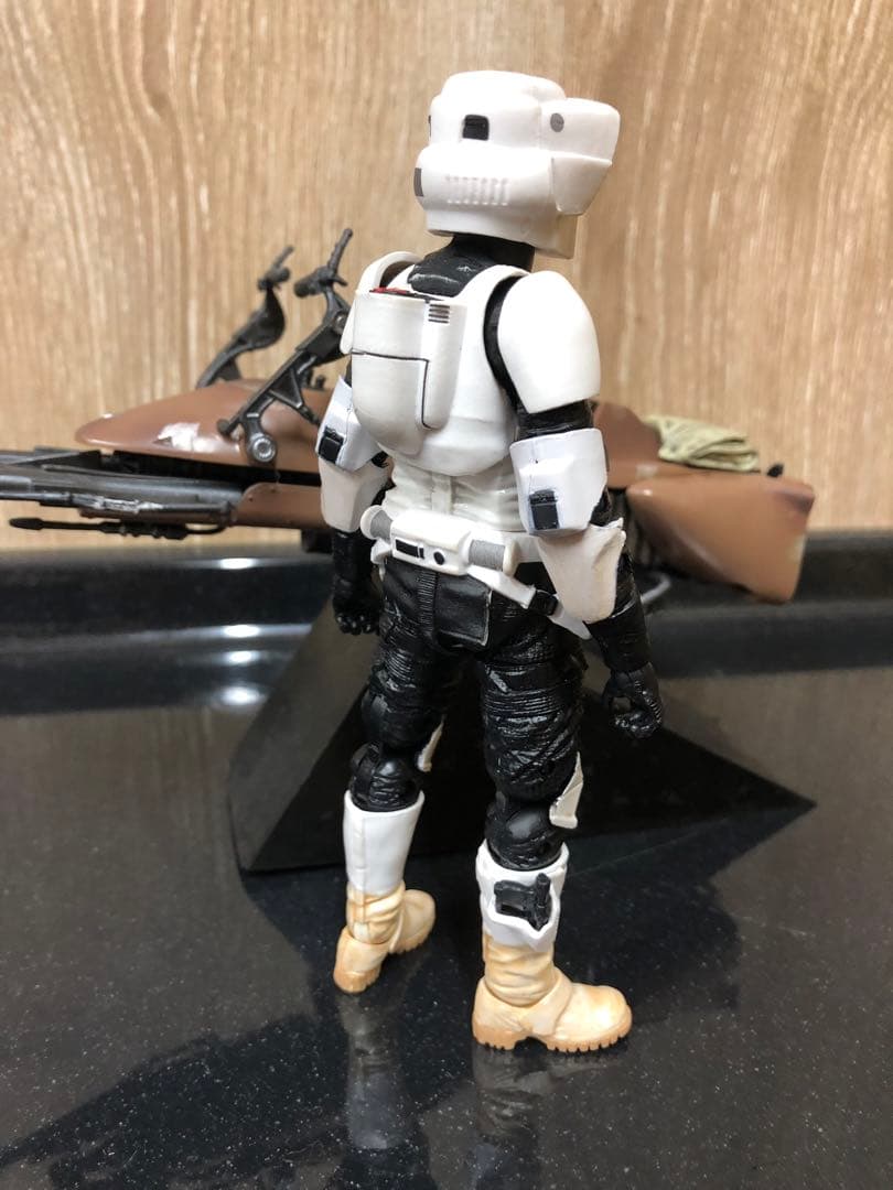 SWブラックシリーズ6インチ フィギュア スカウトトルーパー スピーダーバイク