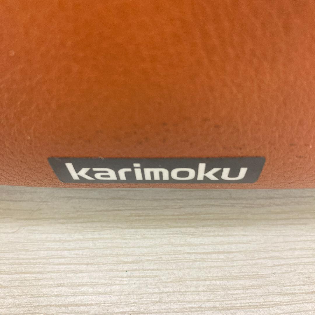 【カリモク】革製　３人掛けソファ　3Pソファ　ZT73