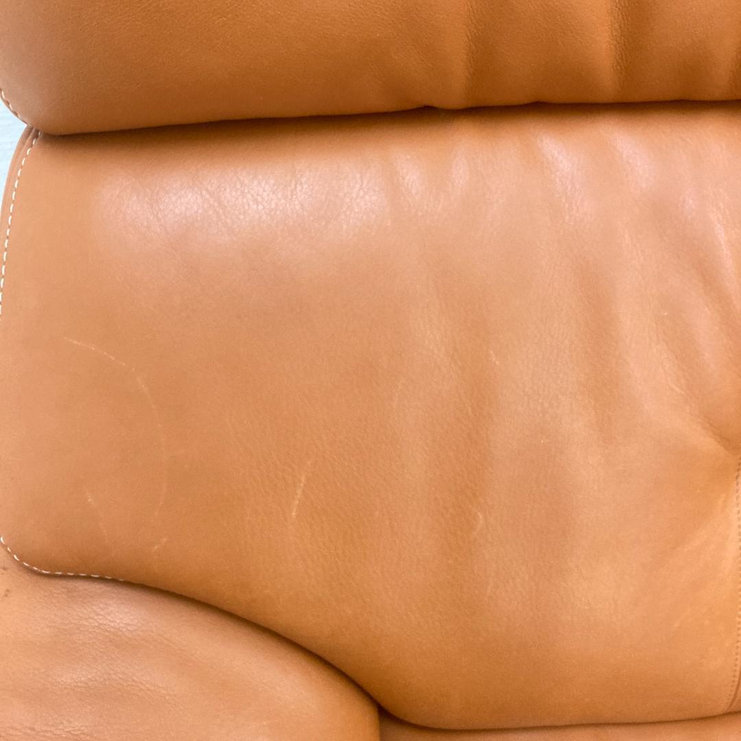 【カリモク】革製　３人掛けソファ　3Pソファ　ZT73