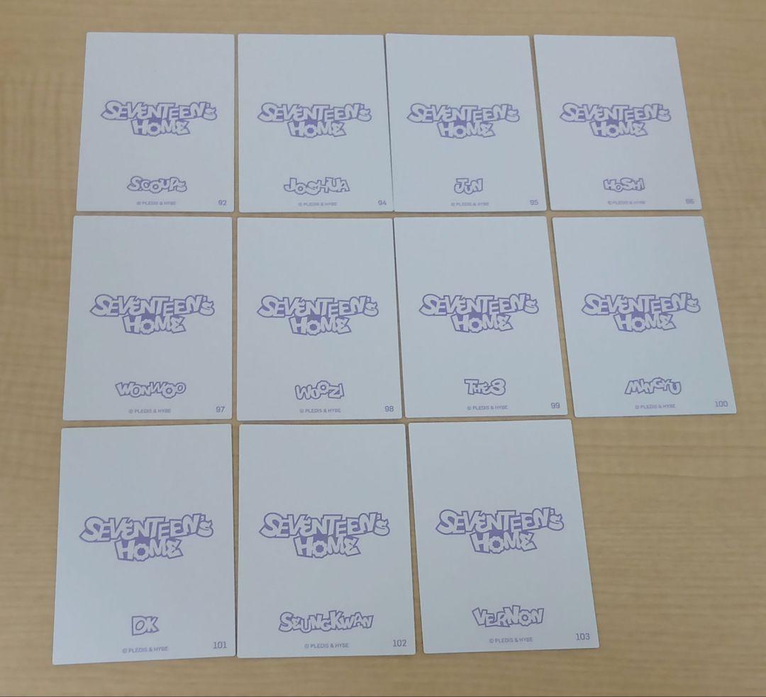 ❶SEVENTEEN’S  セルカ 2024 トレカ 11枚 まとめ売り