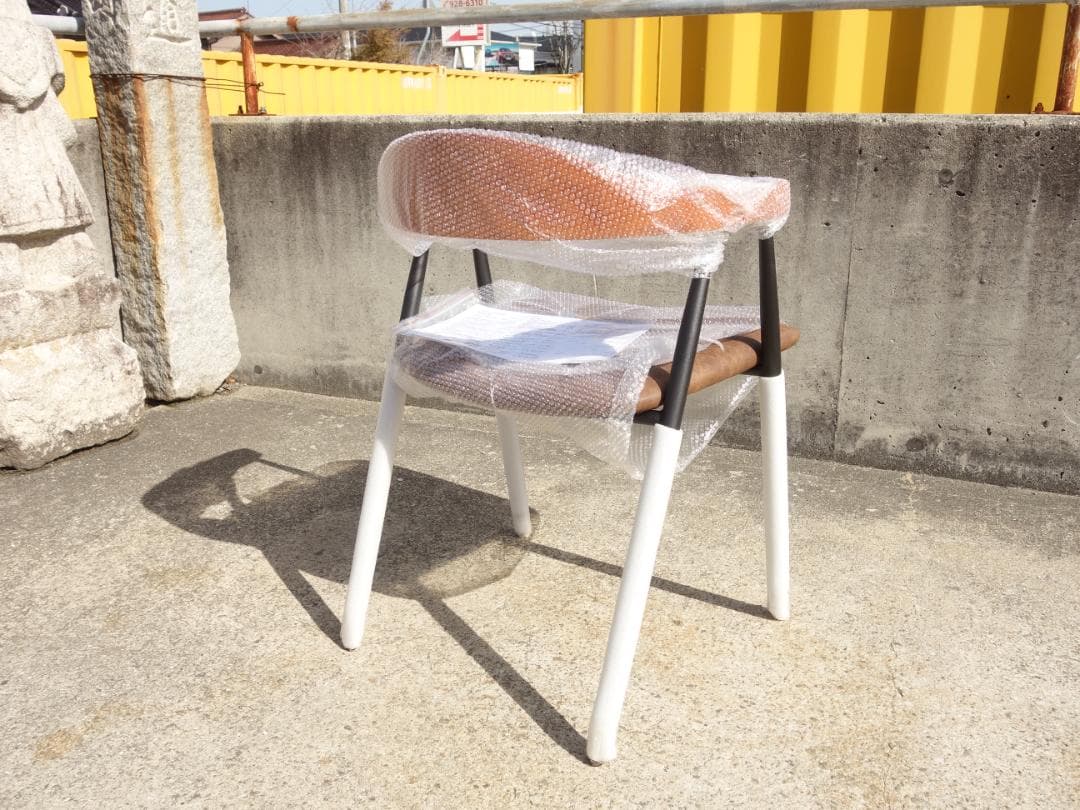 K▼未使用 東谷 AZUMAYA アームチェア TEC-63 (39917)