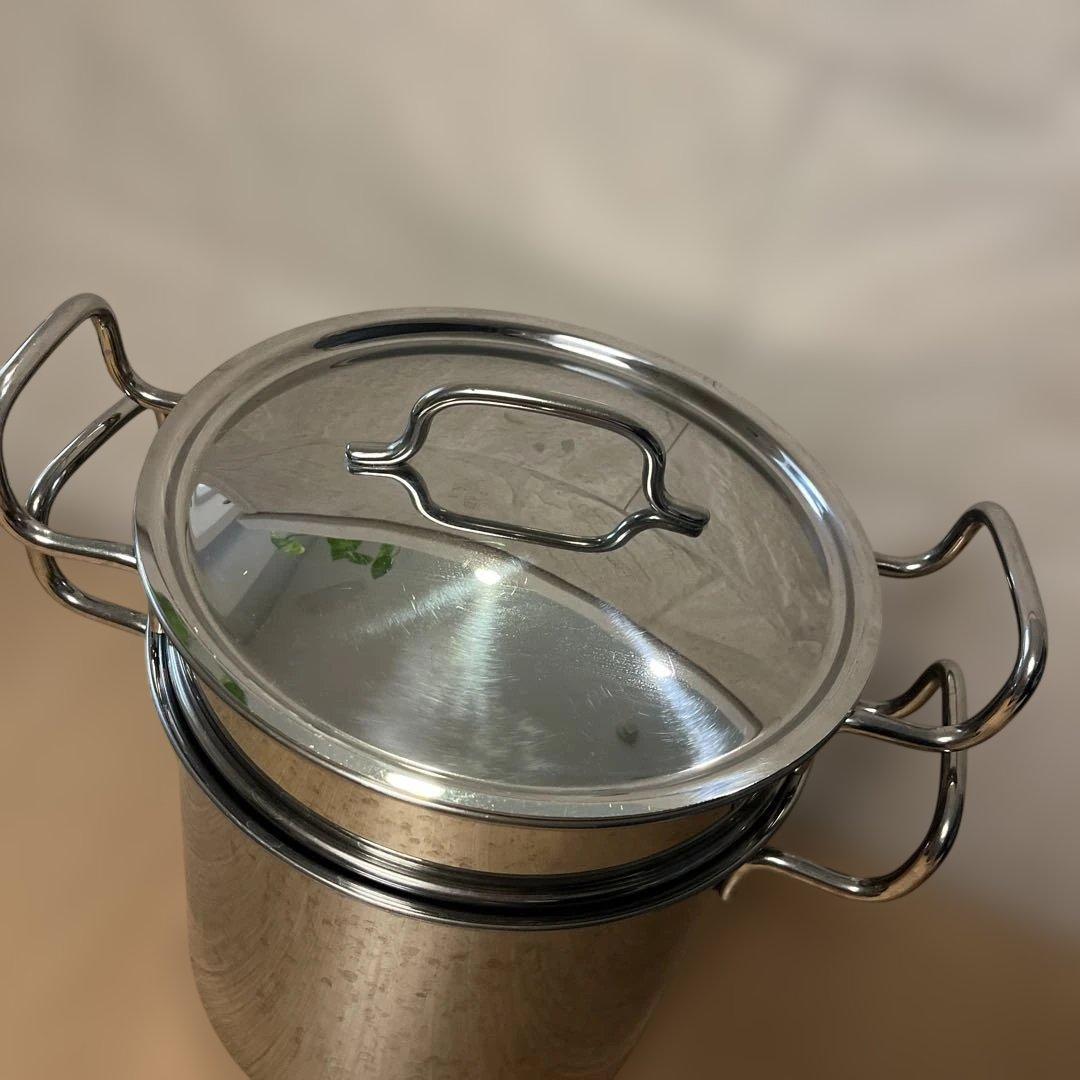 宮崎製作所 ジオプロダクトパスタポット 21cm 日本製 IH対応GEO-21P