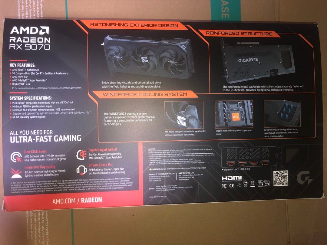 【ブタゴリラさん専用】GIGABYTE AMD Radeon RX 9070