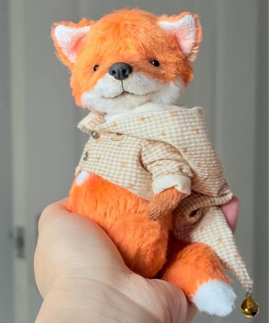 かっこいい魔法使いキツネさん アーティストベア 海外作家様 ハンドメイド