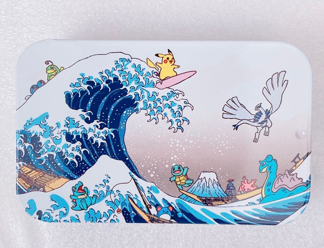 ポケモン　ポケセン　ふわふわ抱きぬいぐるみ　ゴンベ　ポケピース　シール　缶