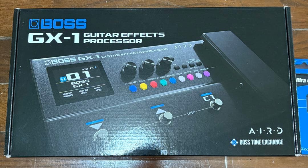 新品未使用　BOSS GX-1 マルチエフェクター純正アダプター セット