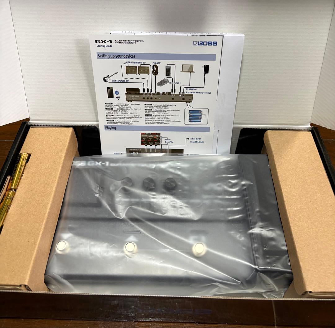 新品未使用　BOSS GX-1 マルチエフェクター純正アダプター セット