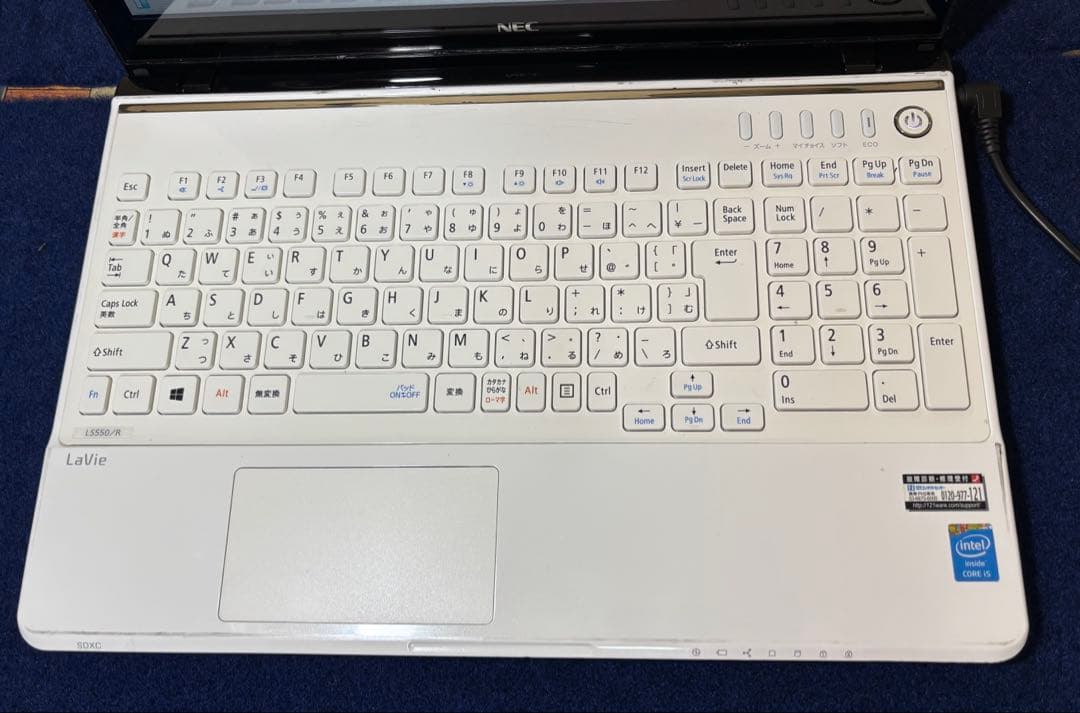 NEC LAVIE LS550/R 15.6インチタッチパネル