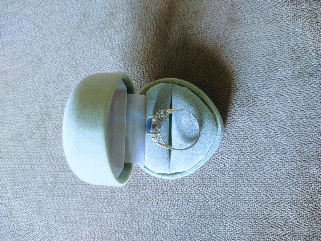 【超美品★】アクアマリン　リング