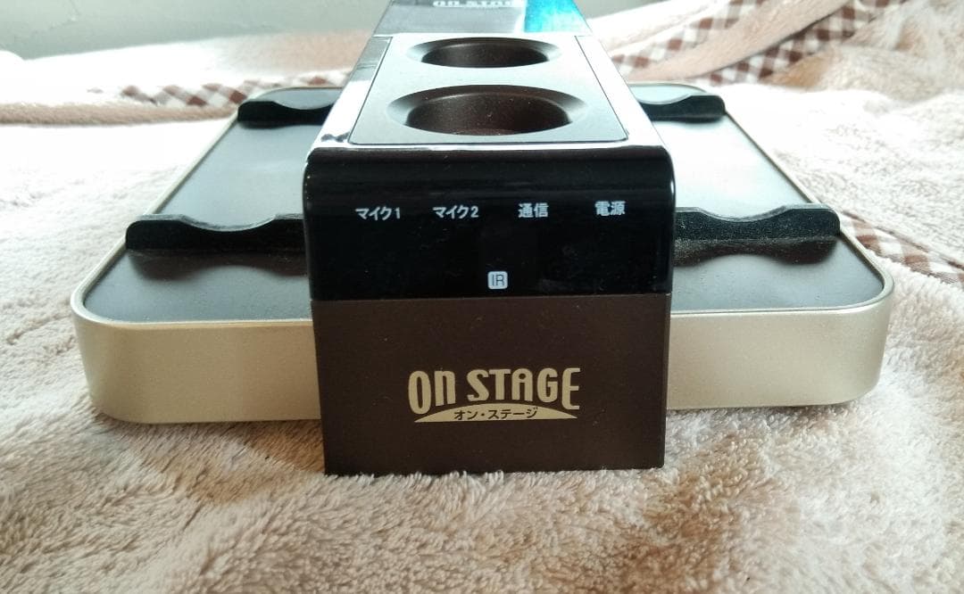 カラオケ PK-XT02W(付属品一部欠)＋増設マイク 動作確認済