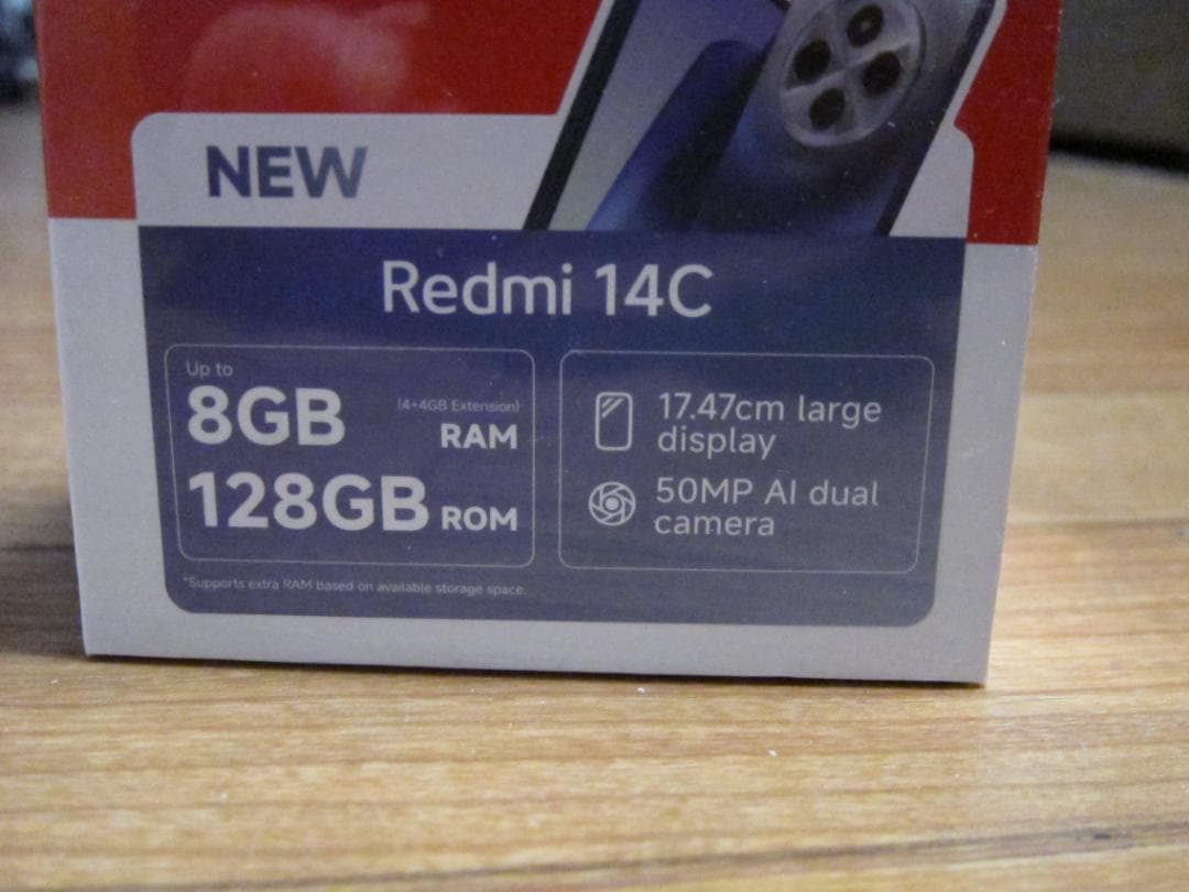スマートフォン本体 Redmi 14C Starry Blue 4GB RAM 128GB ROM