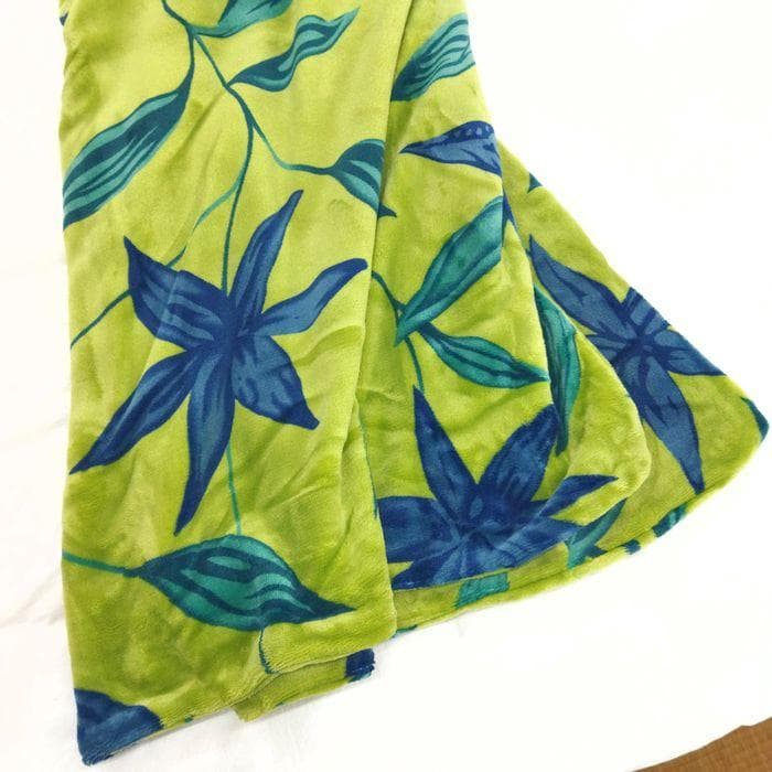 新品　あったか掛カバー　毛布　シングルロング　掛布団カバー　冬用 グリーン　緑