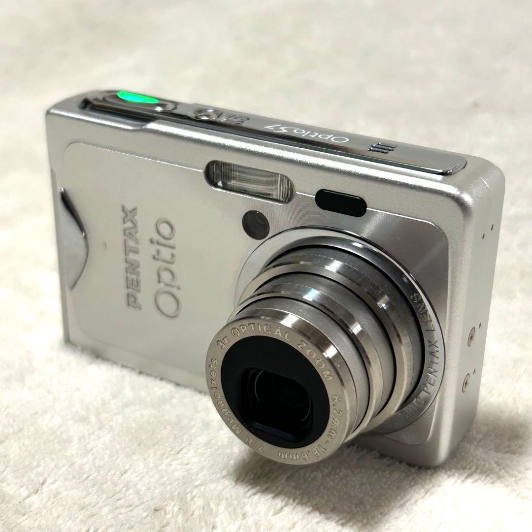 【美品 動作確認済 付属品完品】PENTAX ペンタックス OptioS7 Sv