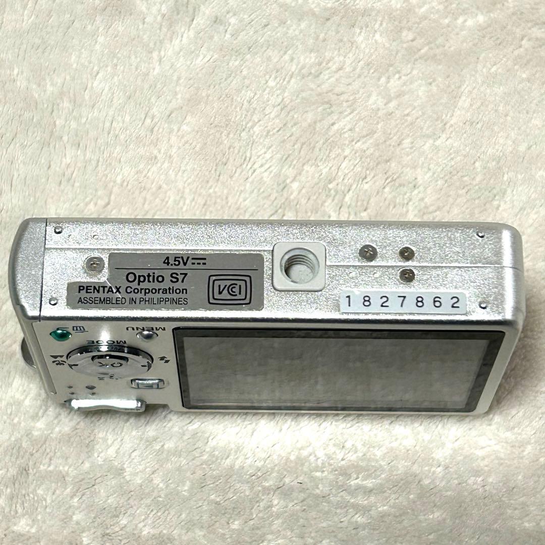 【美品 動作確認済 付属品完品】PENTAX ペンタックス OptioS7 Sv